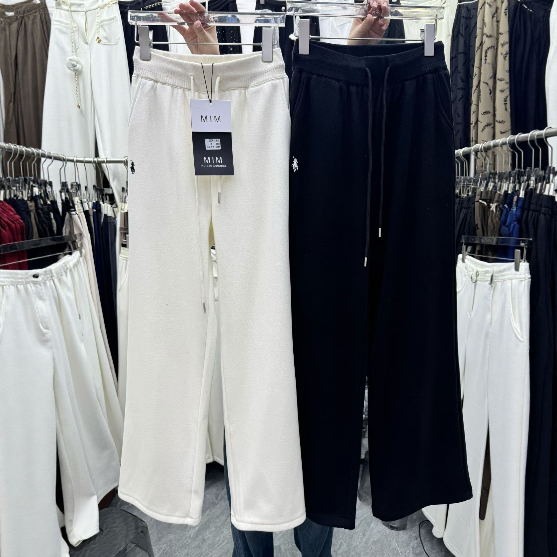 2025冬季新款加绒时尚百搭显瘦高腰直筒裤宽松休闲阔腿裤,女装/女士精品,休闲裤,淘宝优惠券,粉丝福利购,淘宝优惠卷