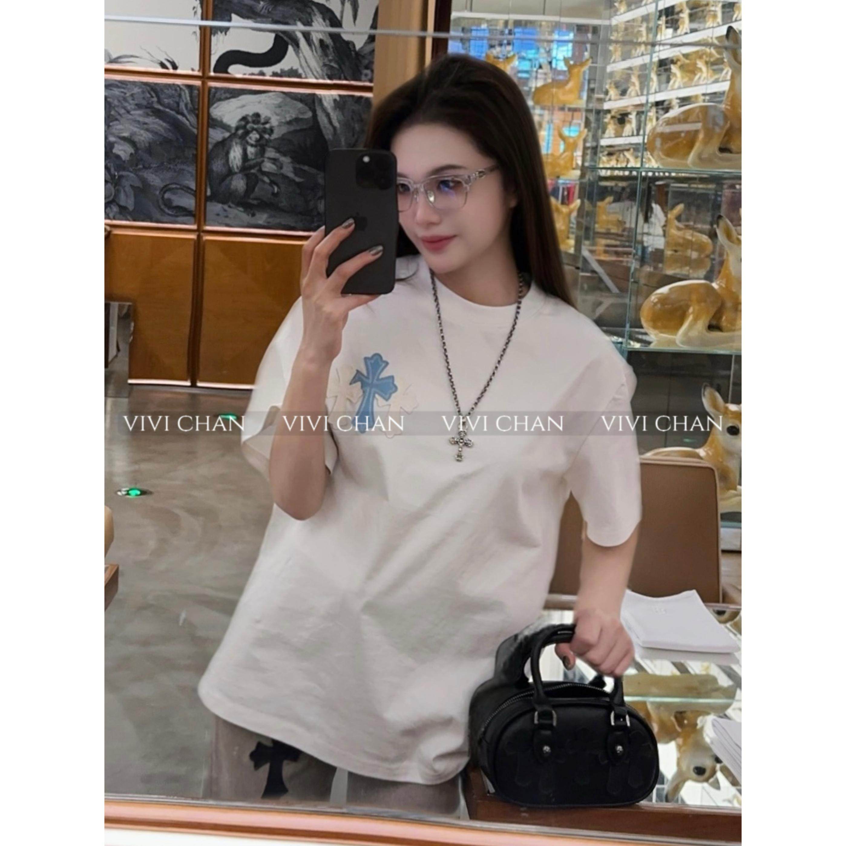 2025春夏新款设计感美式复古潮牌贴皮短袖T恤情侣款,女装/女士精品,T恤,淘宝优惠券,粉丝福利购,淘宝优惠卷