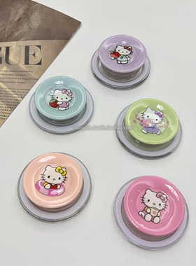 ins风可爱kt猫卡通少女手机壳追剧支撑可伸缩吸附magsafe磁吸支架