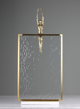 样板房会所展厅抽象人物复古摆件