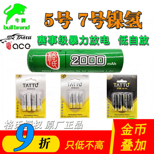 格氏ace镍氢充电电池暴力四驱车