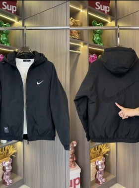 2025冬季二棉新款男士连帽夹克薄棉外套刺绣时尚百搭休闲上衣6028