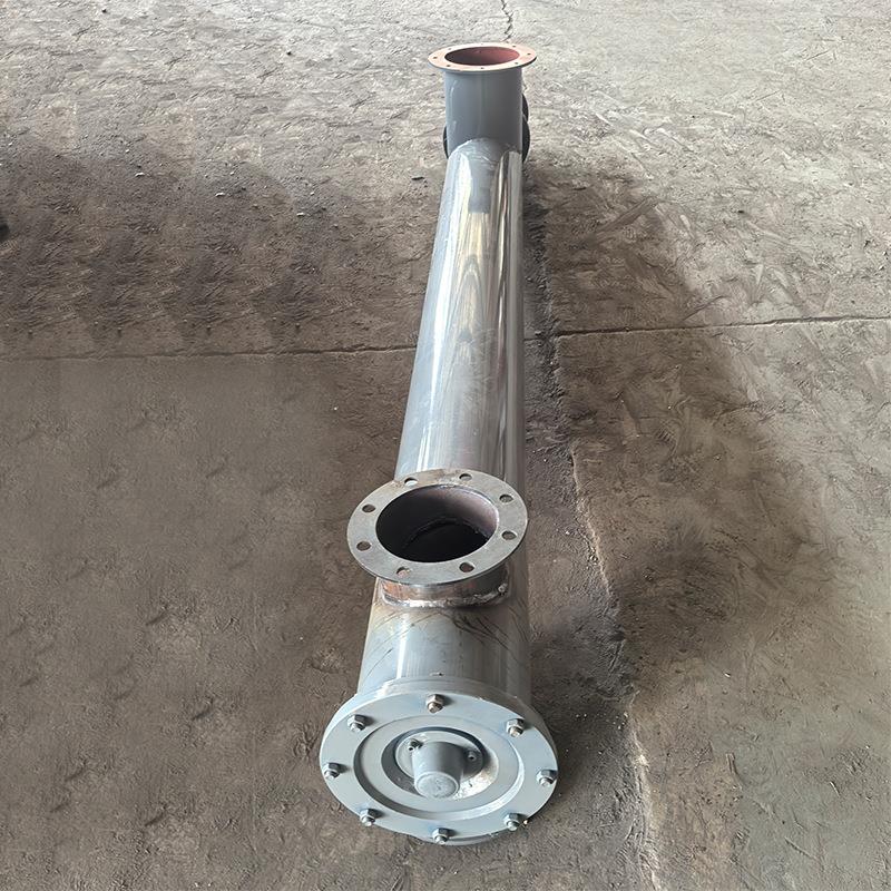 厂家定制管式螺旋输送机水平安装耐磨绞龙输料机粉末上料机