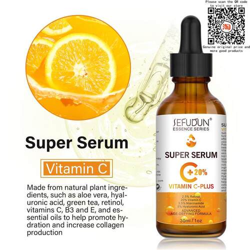 Vitamin C Serum for Face Anti Aging Face Eye Serum VC精华