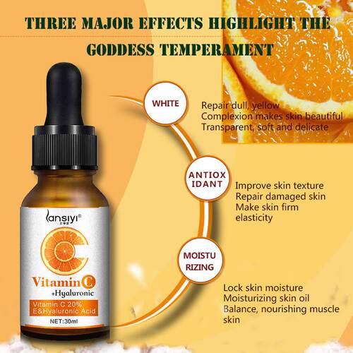 淡纹提亮肤色淡痘印Anti-Aging Vitamin C Serum Facial Essence
