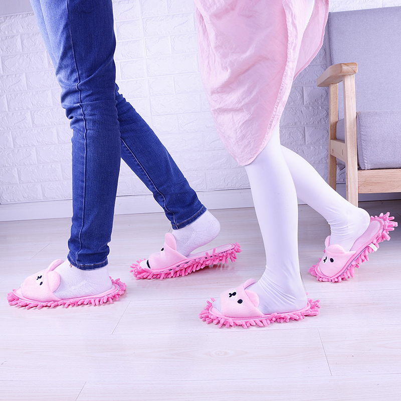 新品包邮四季露趾懒人厨房拖鞋