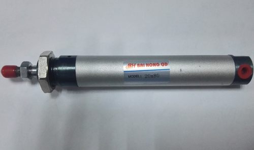 铝塑门窗设备专用气缸迷你塑钢配件铝合金20*80单作用2022热卖