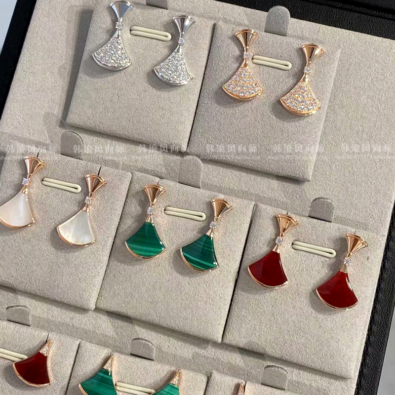 扇子形玛瑙孔雀石鱼尾高级感贝母