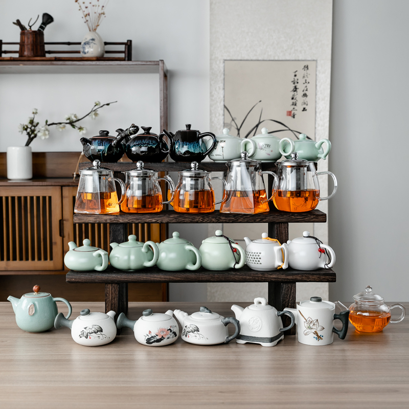 开片可养过滤杯玻璃陶瓷紫砂茶壶