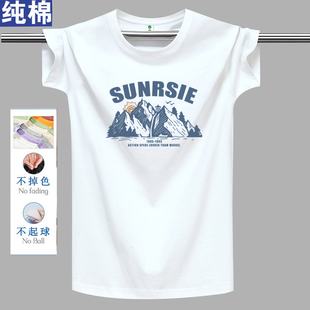 T恤男潮牌ins夏季 青年体恤衫 纯棉男士 男女款 休闲宽松百搭半袖 短袖