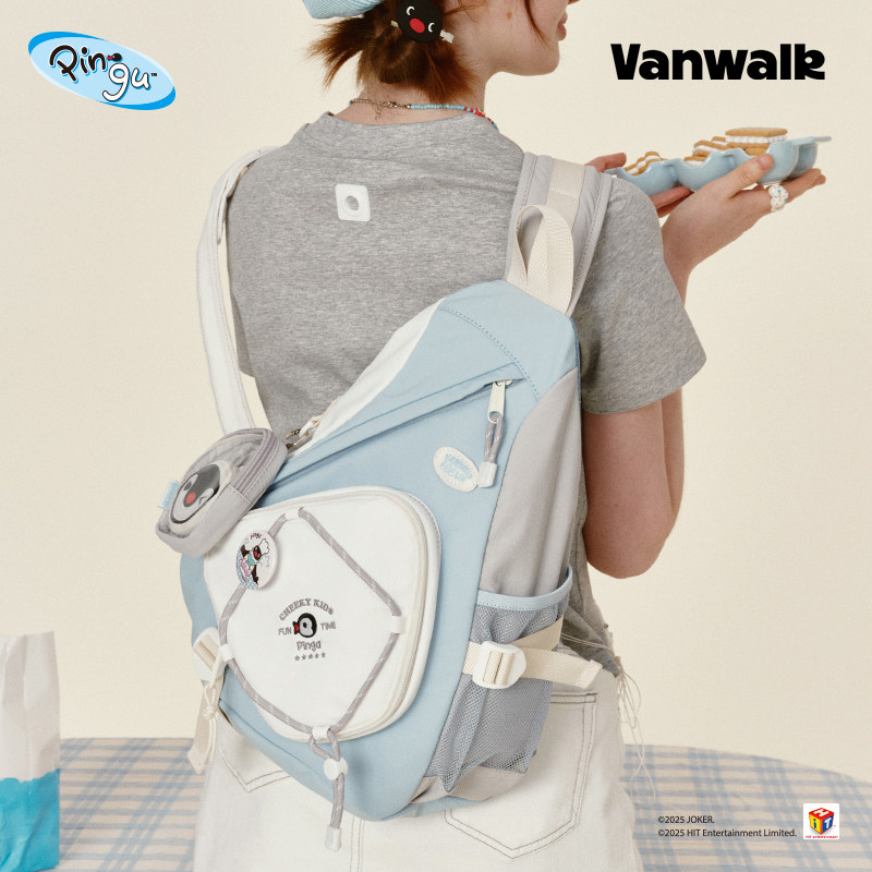 VANWALK/出走日常上班通勤胸包