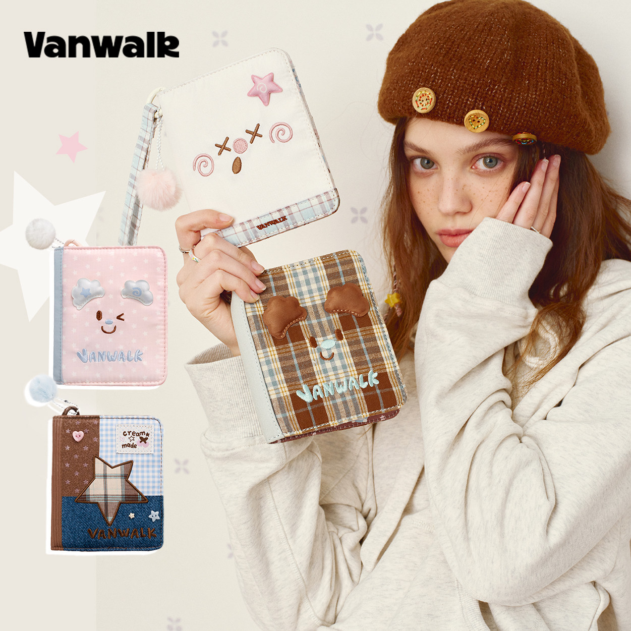 VANWALK/出走女生礼物身份证卡包
