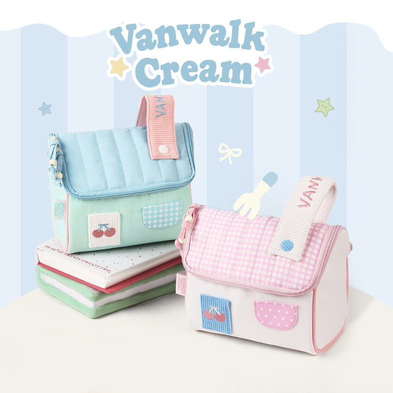 VANWALK手账系列 原创樱桃小房子洗漱包女生旅行便携收纳包化妆包图片