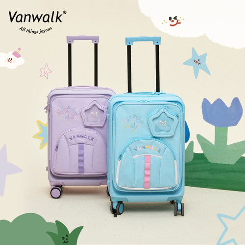 VANWALK happy band短途旅行万向轮行李箱小型20寸轻便登机拉杆箱