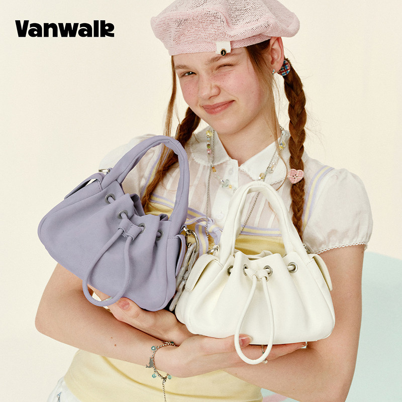 VANWALK/出走女款单肩斜挎小拎包