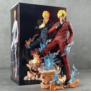 海贼王 GK共鸣系列 LX 双翼山治 黑足山治 动漫雕像模型 手办摆件