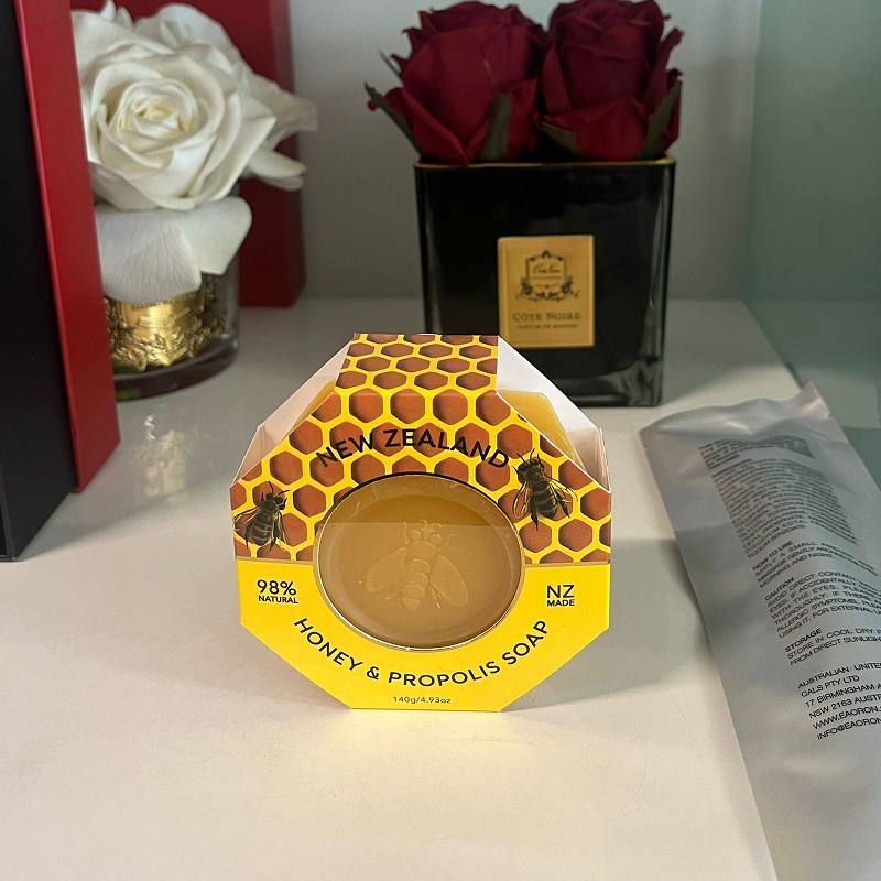 新西兰 parrs帕氏麦卢卡蜂蜜蜂胶皂140g