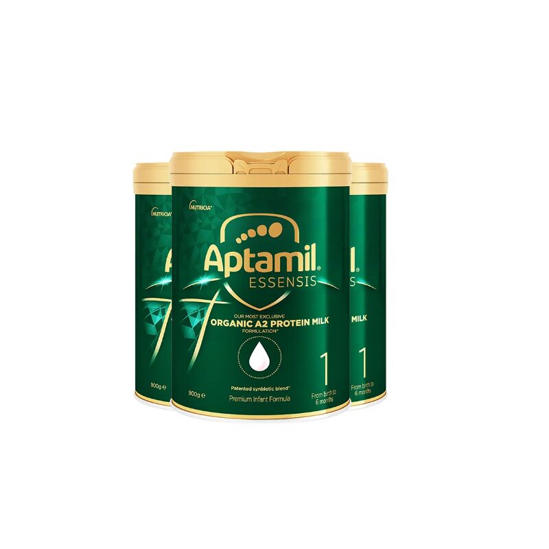 【2罐】新西兰爱他美有机A2蛋白牛奶粉一1段900g 2罐一箱包邮