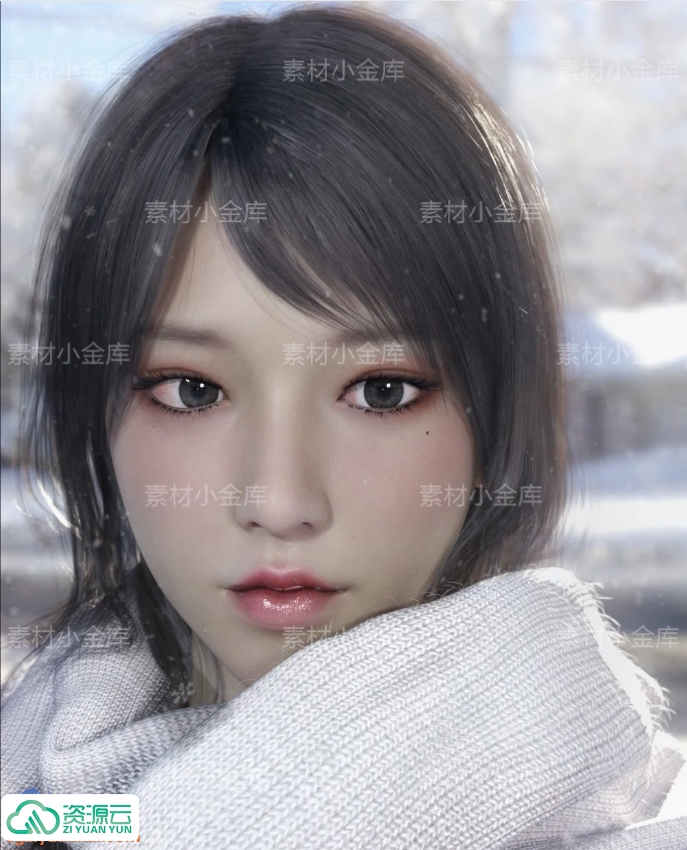 daz角色 3d角色模型ruo xi collection for genesis 8 3d美术素材