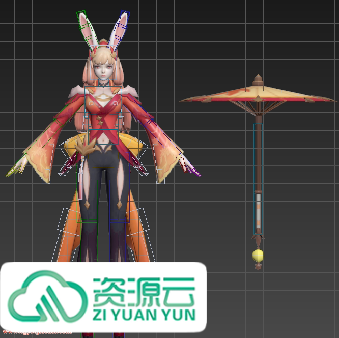 3dmax模型 3d模型 王者荣耀模型 游戏模型 角色模型