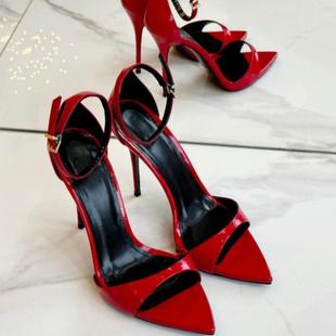 大碼 尖頭帶細(xì)跟女鞋 涼鞋 women 452025夏季 sandals 歐美時(shí)裝