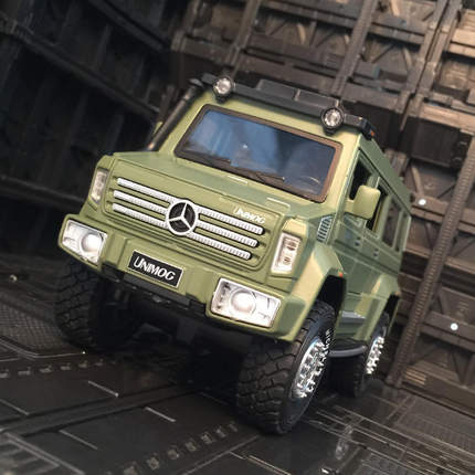 新款 新豪迪仿真乌泥莫克U5000合金汽车模型金属越野车玩具车