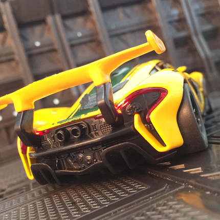 新款 仿真P1合金汽车模型拉力赛车跑车金属声光玩具车男