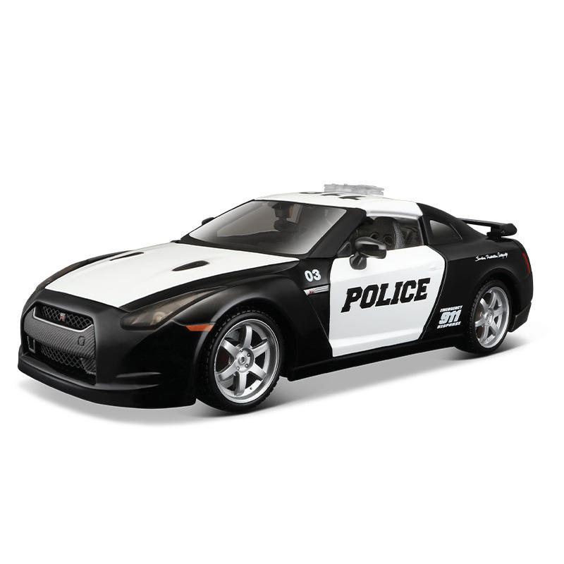 美驰图1:24日产GTR(R35)改装版仿真合金玩具车汽车模型男生礼物车