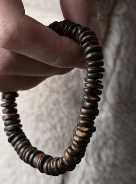 沉香片珠随型手串沉水级文玩收藏