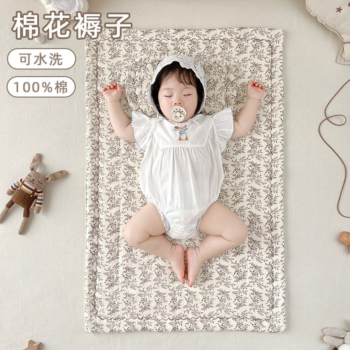 婴儿床垫新生宝宝褥子纯棉可洗拼接床睡垫儿童幼儿园垫子专用垫被