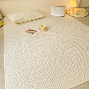 婴儿爬爬垫保护套全棉地毯罩纯色纯棉地垫布套水洗爬行垫无毒无味