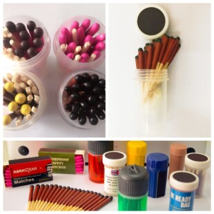 咖啡色黑头防风防水火柴 户外 野营 防潮 ,出口品质 25支每桶