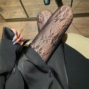月季花性感镂空蕾丝网袜打底连裤袜丝袜女式提花厂家批发丝滑