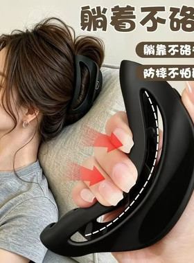 sk黑色软硅胶抓夹大号发量大发夹