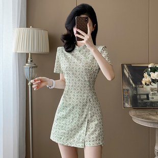 2025夏季新款时尚套装女气质名媛小香风连衣裙高级感小个子两件套