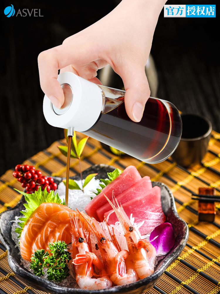 日本ASVEL家用按压式防漏玻璃调味瓶 酱油醋瓶调料瓶厨房控油油瓶|msdalam kategori dapur/memasak Appliances, Alat dapur/Penyimpanan dapur, botol penyimpanan/bekas penyimpanan dapur, botol perasa - dari Buy2taobao.com untuk memberikan perkhidmatan ejen Taobao profesional membeli