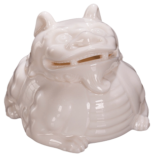 古垚/庄晓阳手工孩儿红品茗杯白瓷主人杯陶瓷个人杯窑变茶杯礼盒