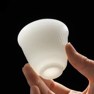 古垚/陈清宜手工德化白瓷茶杯冰玉瓷品茗杯陶瓷主人杯高端礼盒装