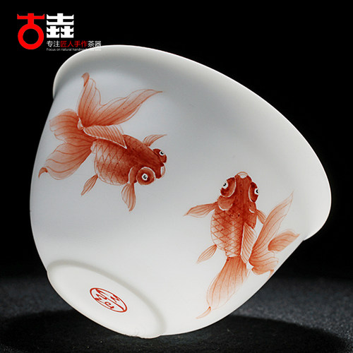 手绘古垚陶瓷省级大师作品