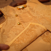 中式 国风马甲背心裙秋冬儿童复古背心高端坎肩女童洋气高级感汉服