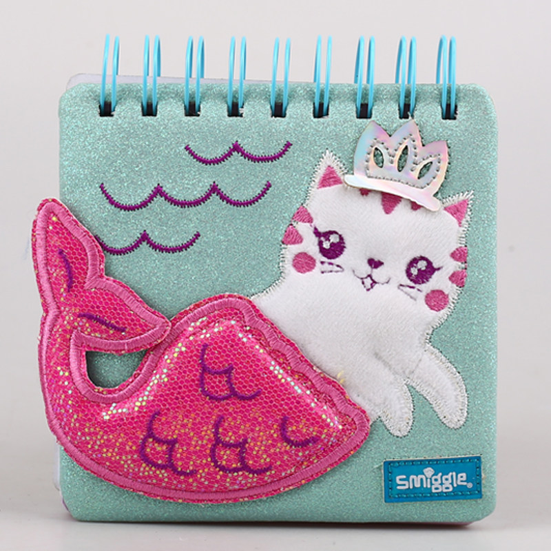 호주 밀항 빨간색 스팽글 편지 스타일 노트 소년 소녀들을 위한 글쓰기 책 및 일기