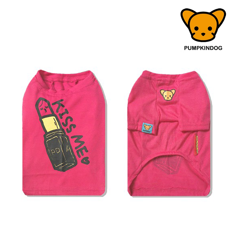 PUMPKINDOG宠物狗狗涤棉短袖T恤小型犬约克夏西施比熊泰迪睡衣服