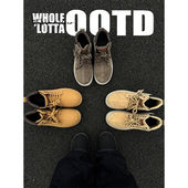 NewRockstarChoppa 卡皮巴拉马丁靴男秋冬户外运动增高复古工装 靴