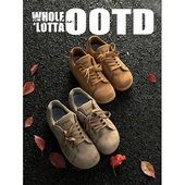 NewRockStarChoppa 运动休闲德训板鞋 小众复古百搭勃肯鞋 男秋冬季