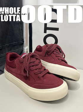 NewRockStarChoppa 秋冬休闲百搭帆布板鞋男小众原创低帮运动潮鞋