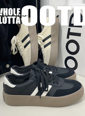 NewRockstarchoop夏季透气厚底休闲板鞋男款小众原创德训运动潮鞋