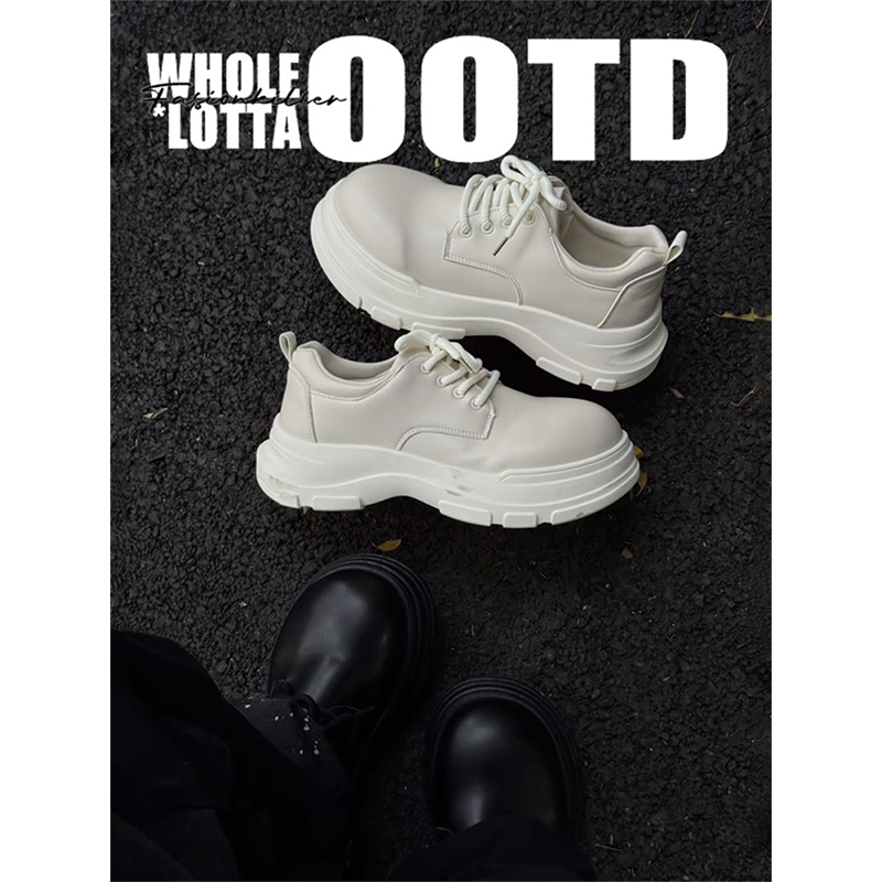 NewRockstarChoppa 米奇大头Cleanfit德比鞋男款秋冬增高休闲皮鞋