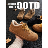 加绒保暖复古勃肯鞋 男款 冬季 NewRockstarChoppa 百搭加厚抗寒棉鞋