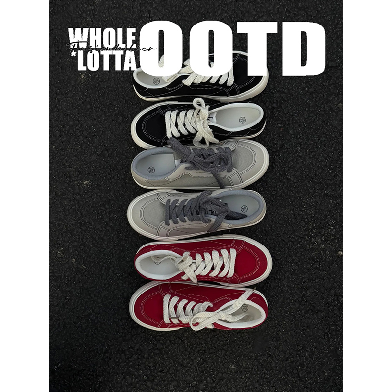 NewRockstarChoppa 小众男鞋夏季透气经典低帮百搭帆布休闲板鞋