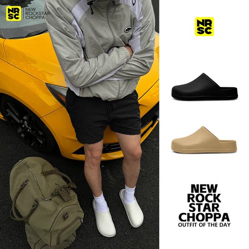 NewRockstarchoppa 2025FW 春夏Cleanfit德比包头鞋EVA勃肯凉拖鞋